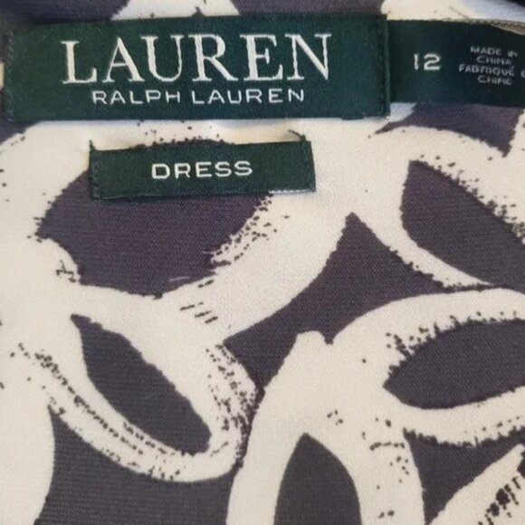 Lauren Ralph Lauren Jersey Surplice Dress Size 12 - Picture 6 of 6
